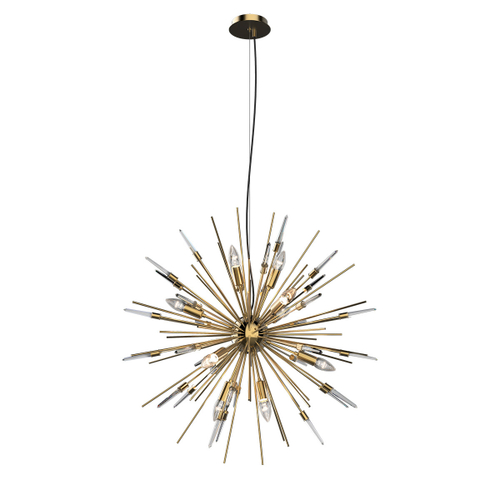 Люстра Boivin 12A gold/ clear crystal