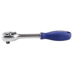 МАСТАК (010-31628H) Трещотка 3/8", 72 зубца, флажковая с кнопкой