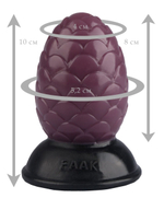 Коричневая анальная втулка-шишка - 10 см. (Цвет: коричневый)