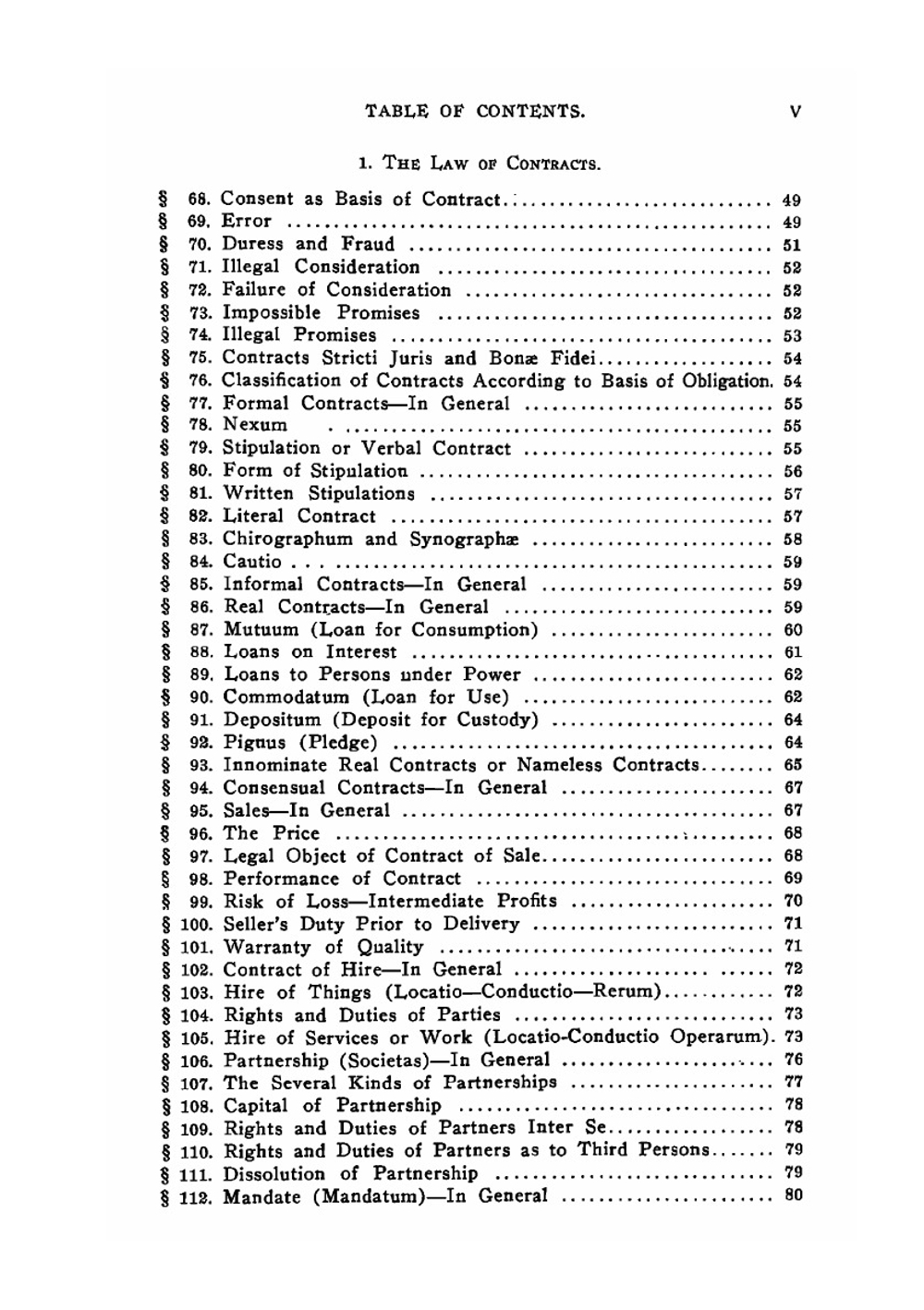 Notes on Roman Law. Law of Persons Law of Contracts | Joseph R. Long