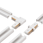 Шинопровод однофазный с питанием и заглушкой Crystal Lux CLT 0.11 01 L1000 WH