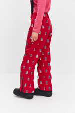 Брюки горнолыжные утепленные (маджента\пурпурные)