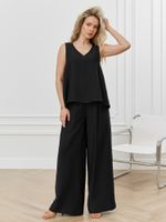 Блузка-топ женская Ясмина-2 Виотекс ЧЁРНЫЙ