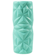 Ролик массажный FA-507, EVA/PP, средняя жесткость, 32,5x12,5 cм, мятный/серый