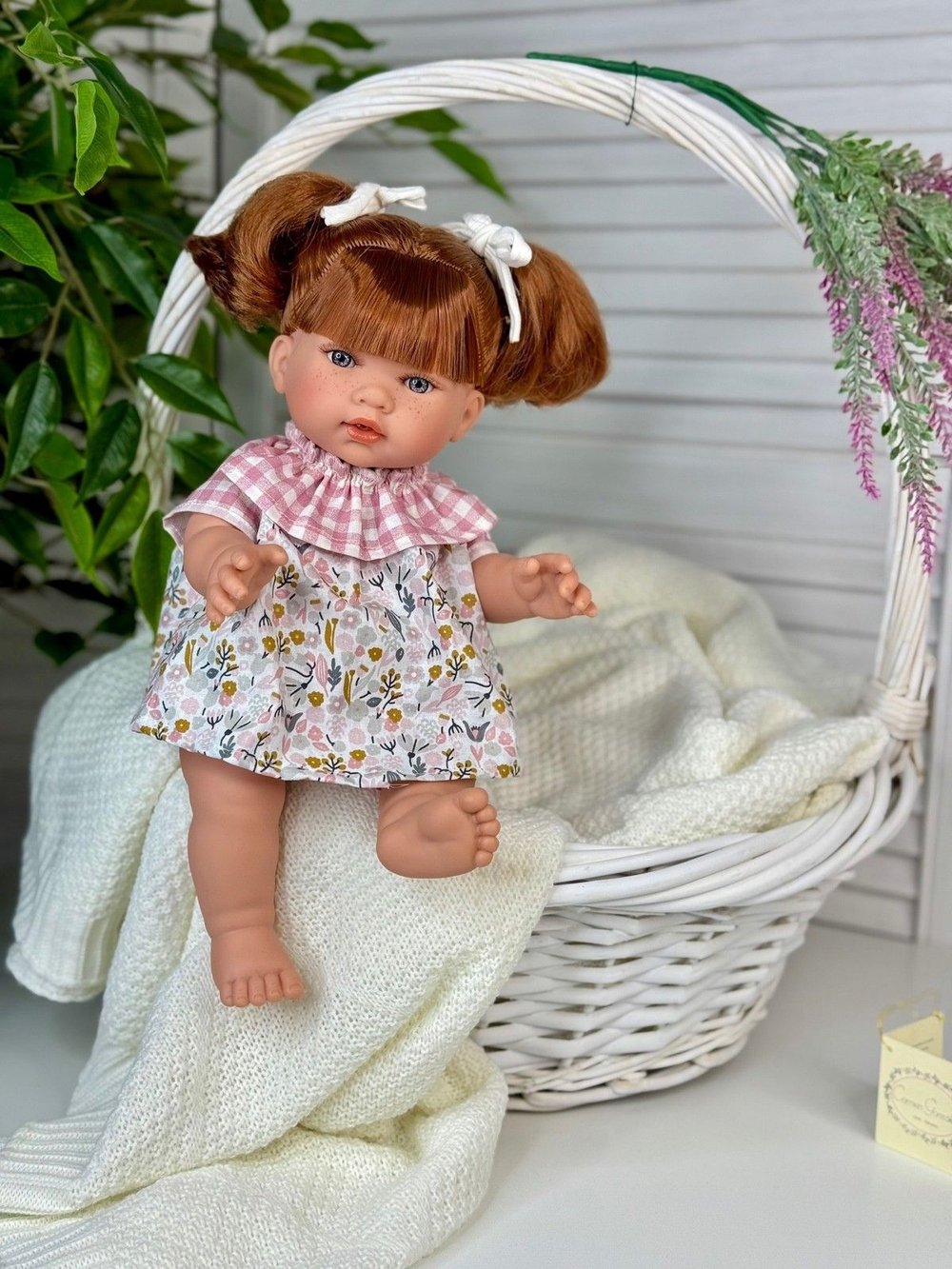 Кукла D Nenes виниловая 34см Lean (054045)