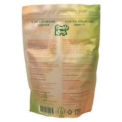 Smile King корм для средних попугаев, 500г (М)