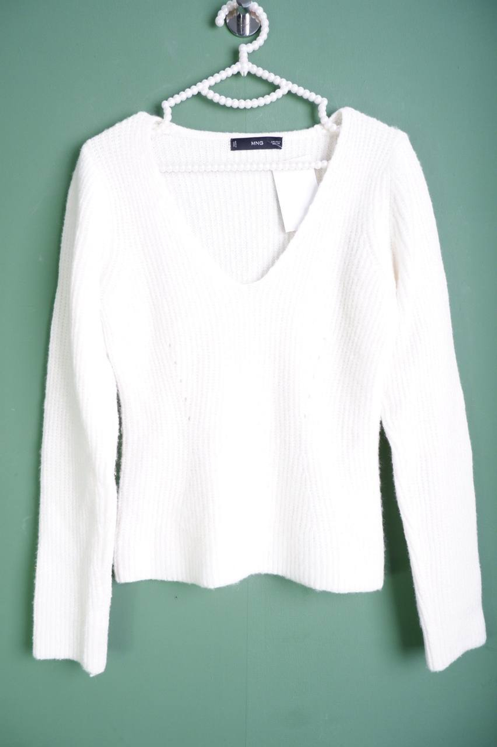 Джемпер Mango базовый из шерсти, маркировка S, визуально 44 размер