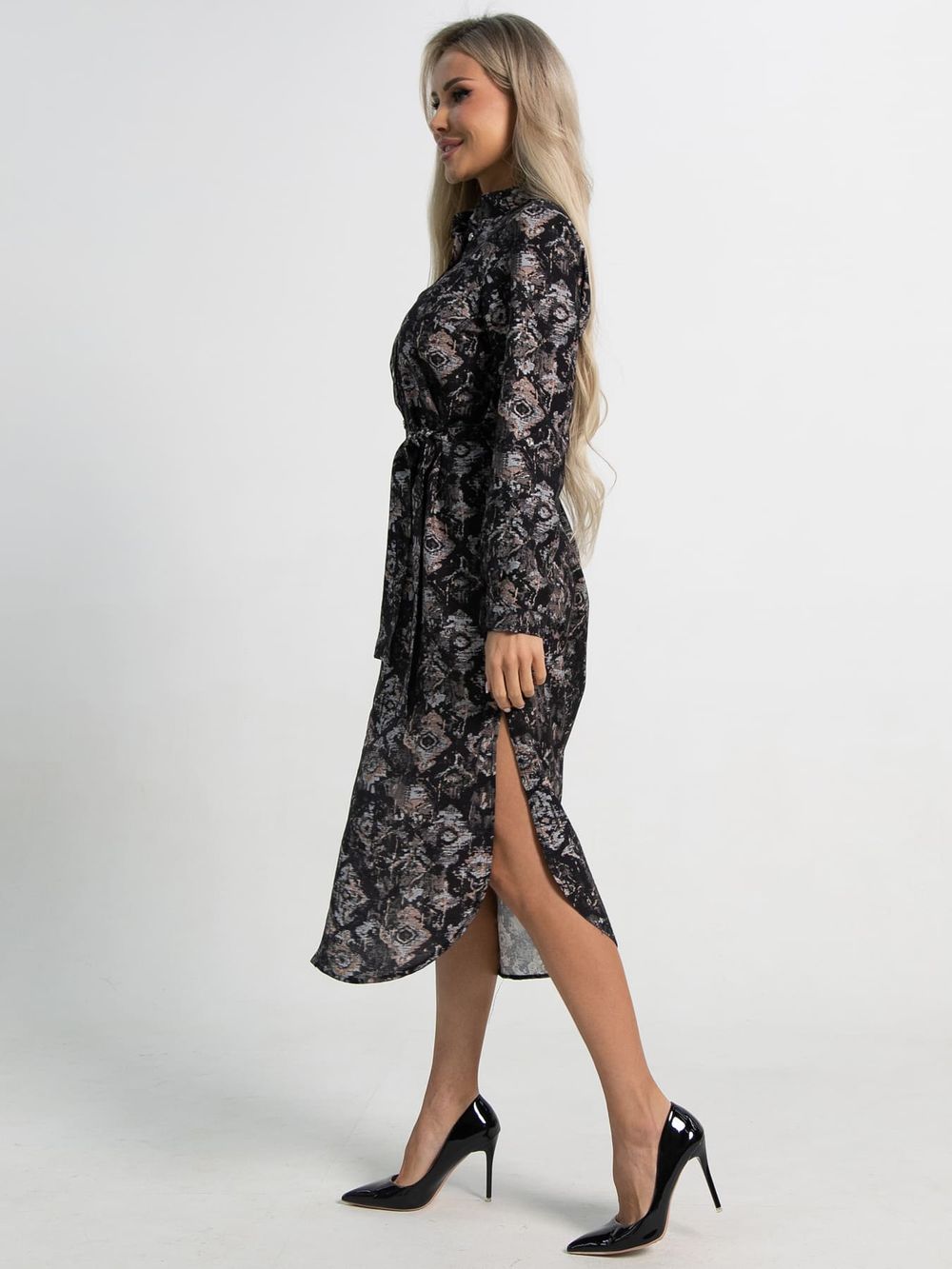 Платье-рубашка Долли (разноцветное) П15483-10М LT Collection