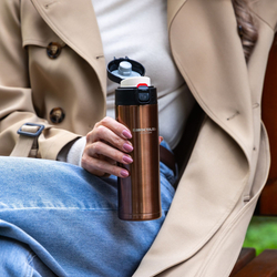 Термокружка Biostal Crosstown (0,42 литра), античная бронза