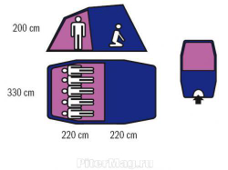 Палатка Husky Baul 5