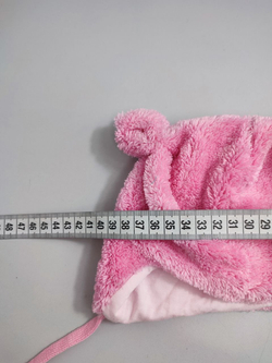 Шапка Baby Go розовая красивая на 6-9 месяцев