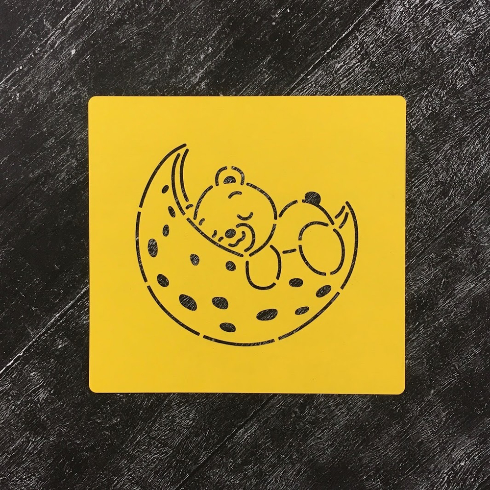 Мишка на луне №1