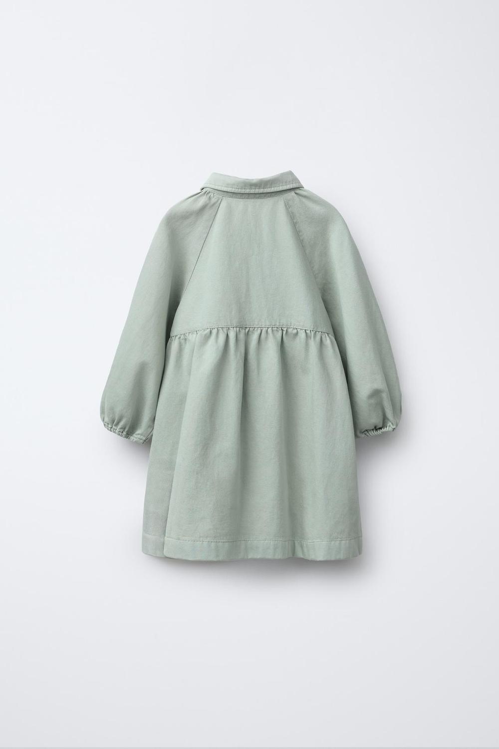 ZARA СТРУЯЩЕЕСЯ ПЛАТЬЕ С КАРМАНАМИ, ХАКИ