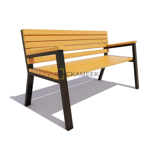 Садово-парковая скамейка «Гамбург» (1,5 м ангарская сосна, 40х60)