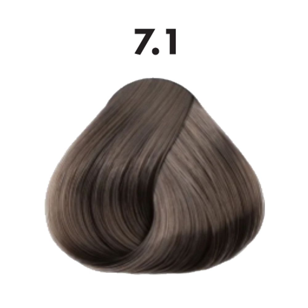 7.1 гель-краска OBRA Glow Gel Color пепельный средне-русый - 60 мл.