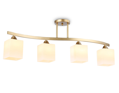 Светильник подвесной TR303122/4 CGD/FR золото/белый матовый E27/4 max 40W 840*150*300