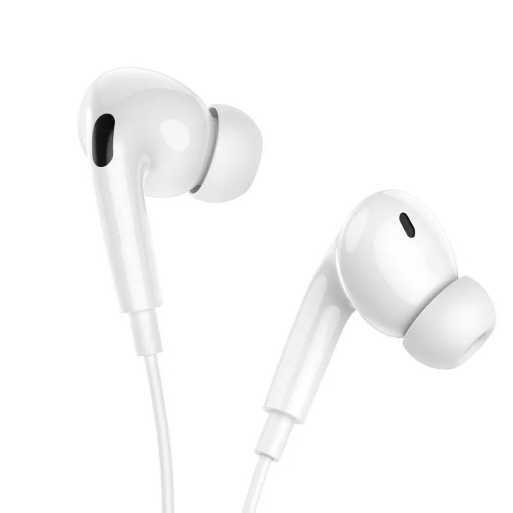 Гарнитура "3,5 мм" Jack Hoco M1 Pro (вакуумные) Белый