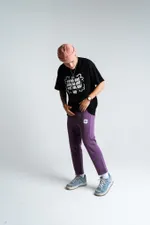 Брюки укороченные PPZ Фиолетовые