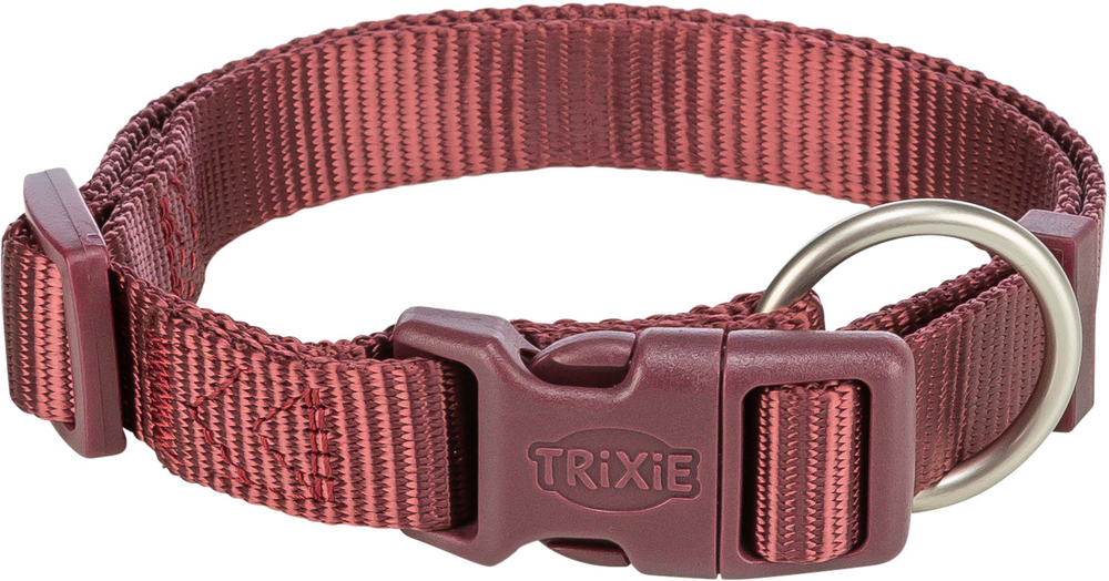 Ошейник Trixie Premium, XXS–XS: 15–25 см/10 мм, сангрия