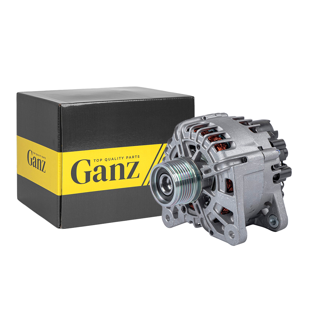 Генератор FIAT Albea (02-) 1.4i (овальная крышка) GANZ GIP13039
