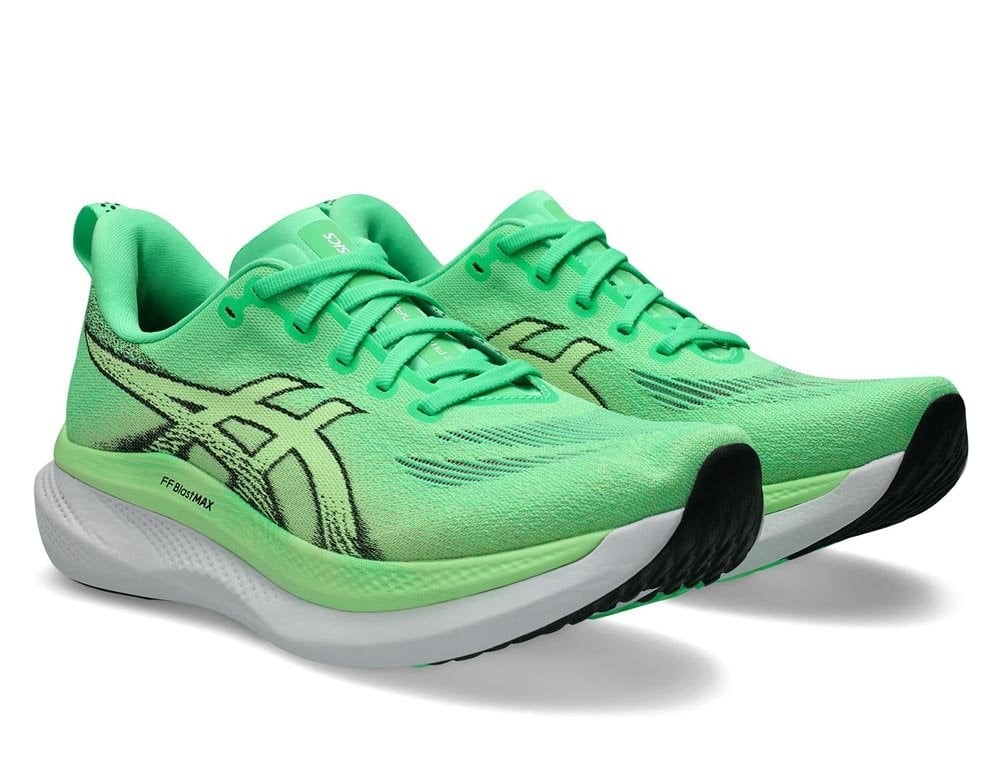 Кроссовки для бега мужские Asics Glideride Max 2 M Зелёно-чёрные