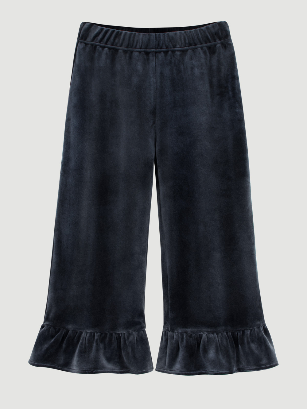 Велюровые брюки с воланами Mjölk Mist Grey