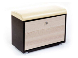 Обувница МС-1 венге/ясень шимо светлый/крем