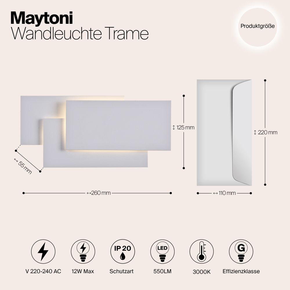 Настенный светильник (бра) Technical C804WL-L12W