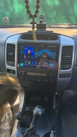Магнитола для Toyota Land Cruiser Prado 120, Lexus GX470 (экран климата внизу) - Airoc 2K AU-1105 Android 13,TS20, 12/512Гб, SIM-слот