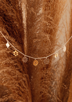 Колье-чокер «Чакры» с позолотой