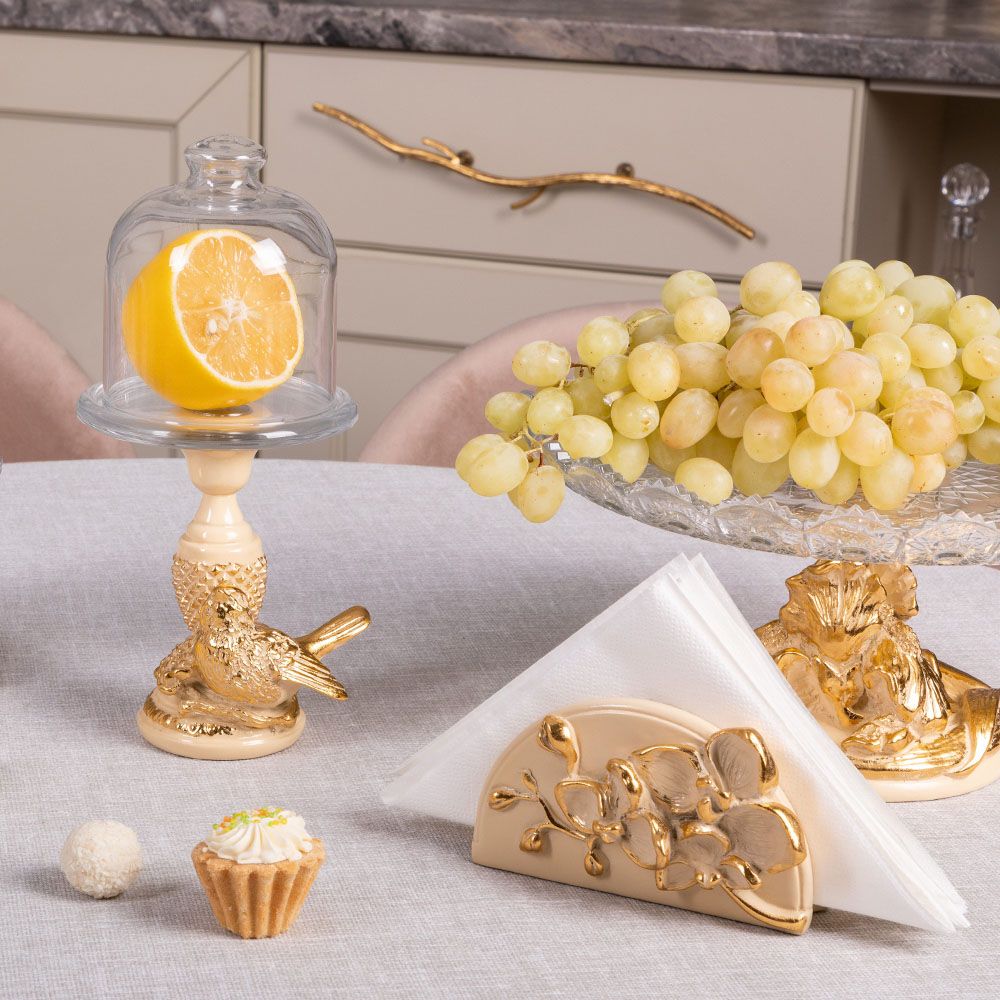 Лимонница Терра Сонг Айвори с чашей из стекла