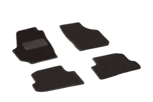 Ворсовые коврики LUX для Skoda Roomster 2006-н.в., Seintex.83181