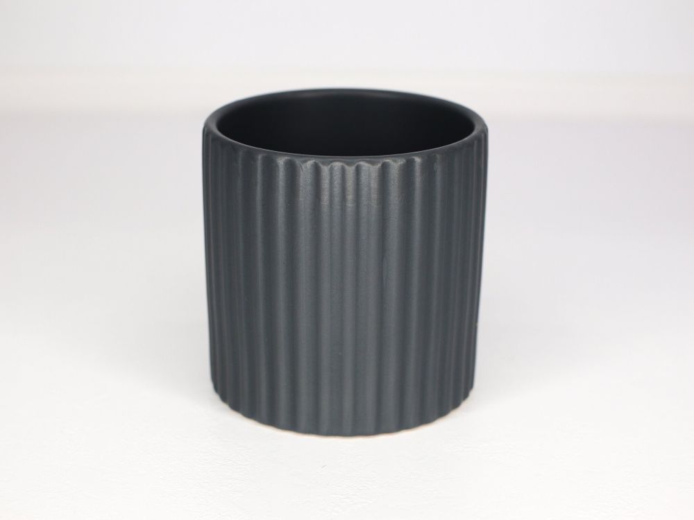 Кашпо (10*10*10см) цв.серый GK-64748