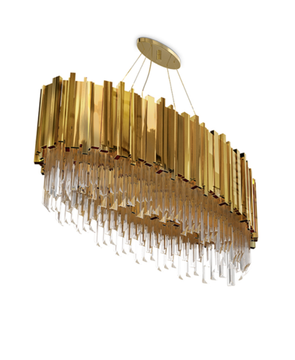 Chandelier EMPIRE OVAL  (suspension) by Luxxu