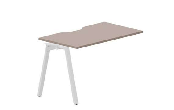 стол Arena 1180х680х750мм (с эргономичным вырезом) - приставной элемент
