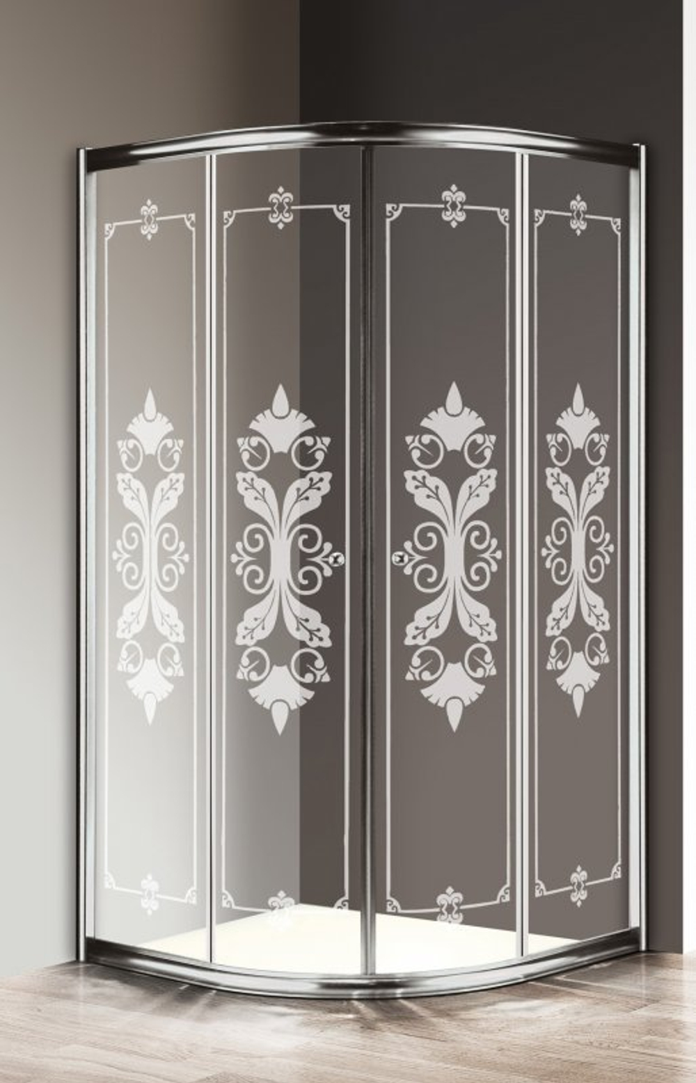 Душевой уголок Cezares GIUBILEO-R-2-90-SCORREVOLE-CP-Cr