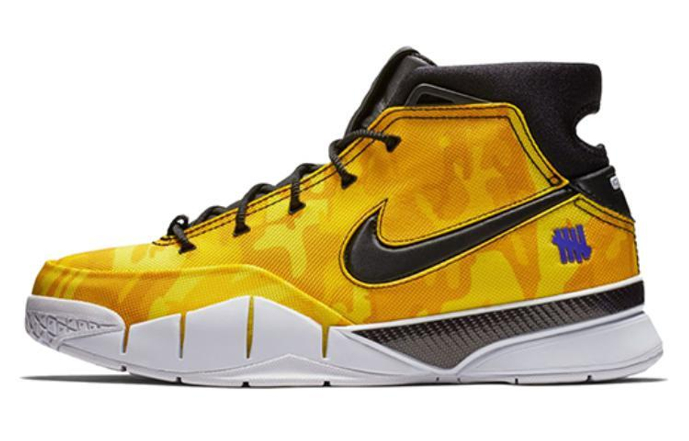 Кроссовки Undefeated X Nike Zoom Kobe 1 Protro Yellow Camo (La Brea)