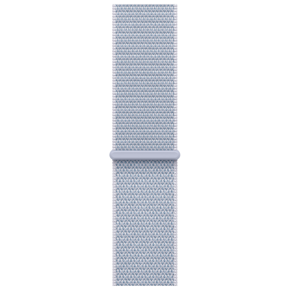 Умные часы Apple Watch Series 10 GPS, 46mm, Silver Aluminium Case with Sport Loop, Blue Cloud