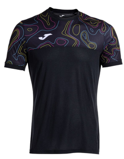 Мужская теннисная футболка Joma Torneo Capsule Short Sleeve - черный