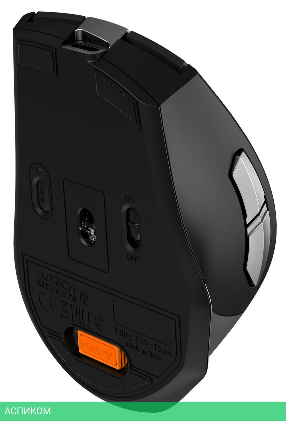 Мышь A4Tech Fstyler FB35C Smoky Grey