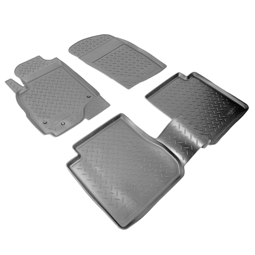 Ковры в салон Norplast/Unidec для Mitsubishi Outlander (2002-2006)Полиуретан,Черный, арт.NPL-Po-59-31
