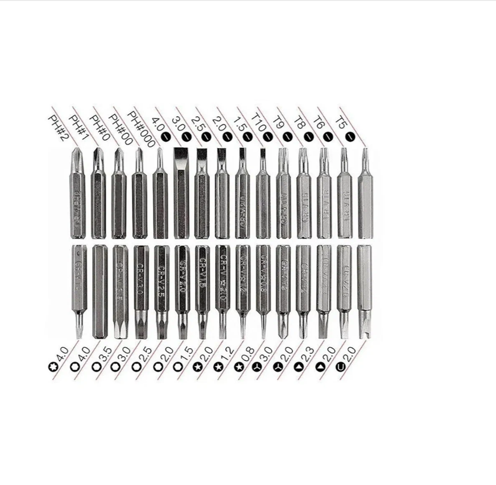 Набор отверток для точных работ Universal No.6011-A (32в1)