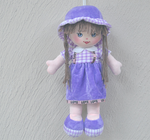 Кукла в платье с тесьмой "Love" № 2 16x41x13см. (Hand)