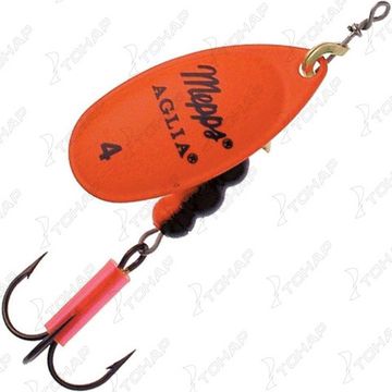 Блесна вращ. MEPPS Aglia Fluo №4 Orange 9 гр CPFO00444