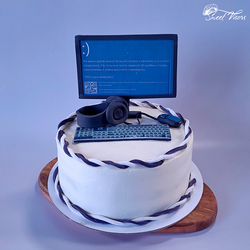 Торт для программиста Кондитерская Сладкие Козырьки Sweet Visors Светланы Дегтеревой