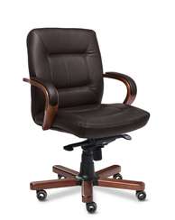 Кресло для руководителя Senator B коричневая кожа