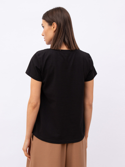 Футболка женская Anyday Icon T-shirt 01, цвет черный