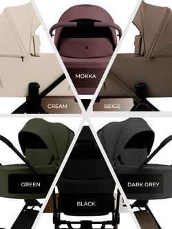 Sweet Baby Коляска 2 в 1 SBL Elegante Therma (Colore) Cream