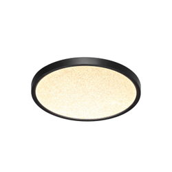 7662/24L MITRA LED SN 555 Светильник пластик/белый/черный LED 24Вт 3000/4000K D300 IP40 OMEGA BLACK