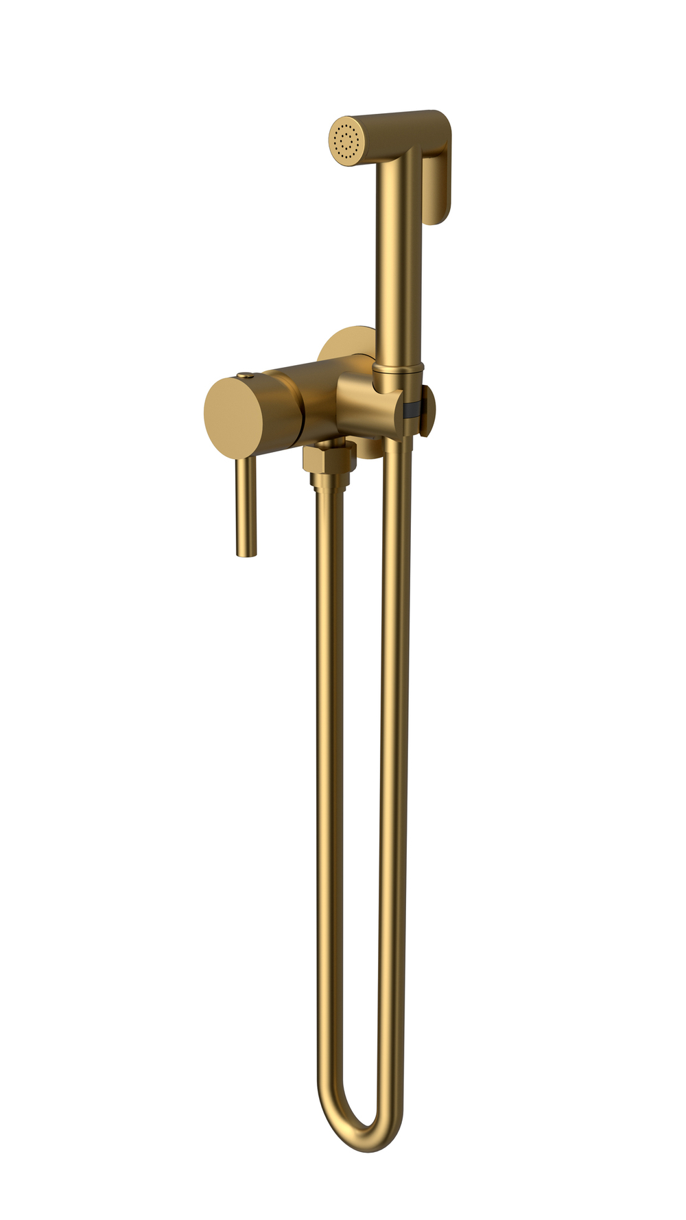 Гигиенический душ со смесителем Raiber Premium, Graceful RPG-009, матовое золото